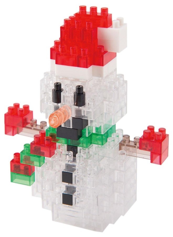 Kawada nanoblock - Christmas - Snowman Version 2, Collection Series Building Kit - Image 1
